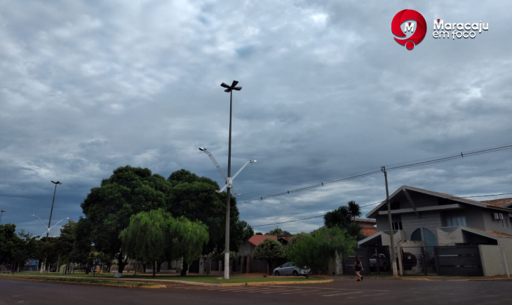 Sexta-feira com previsão de tempo instável e temperatura máxima de 35 graus em Maracaju.