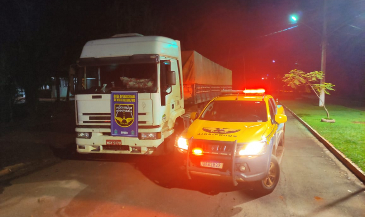 Polícia Militar Rodoviária recupera em Maracaju carreta roubada no estado de São Paulo.
