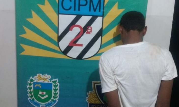 Polícia Militar de Maracaju prender autor de furto de refletores de estabelecimento comercial