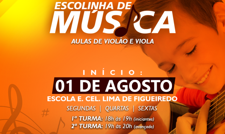 Maracaju: Instituto Pequeno Cidadão retomará aulas de violão em Agosto.