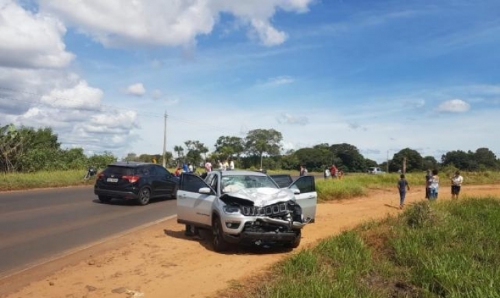 Sidrolândia: Colisão envolvendo carro e motocicleta mata casal na MS-164