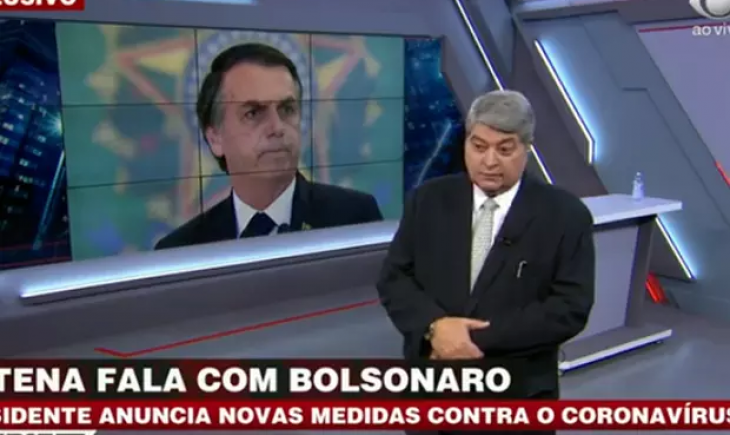 Datena questiona Bolsonaro sobre “golpe” e fica surpreso com resposta