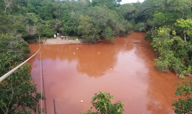 Jardim: Rio da Prata amanhece turvo e espanta turistas que esperavam águas cristalinas