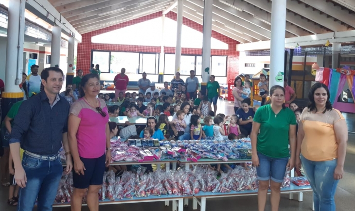 ‘OSCR – Treinamentos e Consultorias em Segurança do Trabalho’ distribui brinquedos a crianças de Maracaju e Vista Alegre.