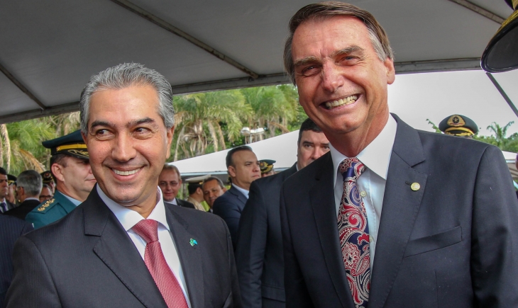 Bolsonaro declara apoio a Reinaldo Azambuja e agradece votos em MS