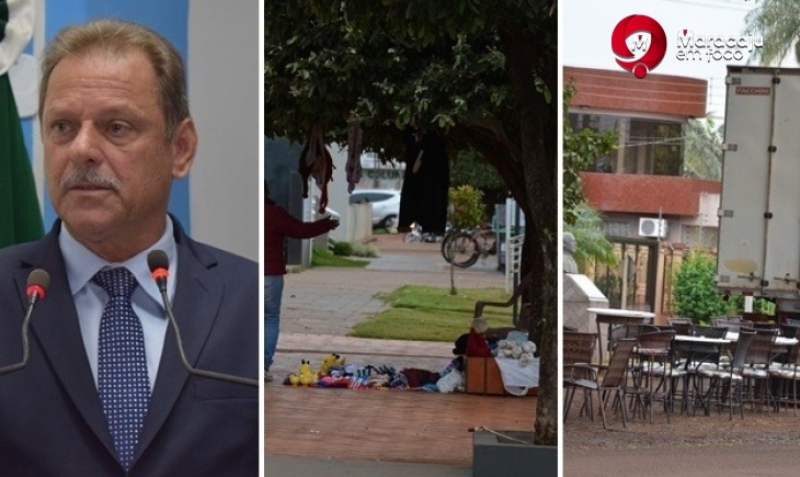 Atendendo pedido de empresários locais, Hélio Albarello cobra fiscalização de vendedores ambulantes de fora da cidade que comercializam produtos nos finais de semana sem licença em Maracaju. Saiba mais.