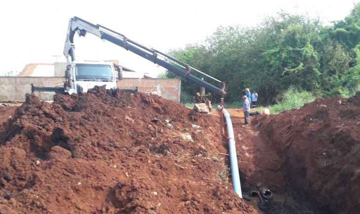 Sanesul faz melhorias na rede de distribuição de água em Maracaju