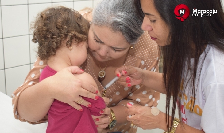 Maracaju: Vacinação contra a poliomielite e sarampo supera a meta e ultrapassa os 100% de cobertura.