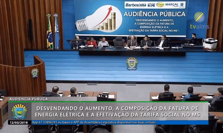 Em parceria inédita, Assembleia Legislativa e Maracaju em Foco transmitiram ao vivo Audiência Pública ‘Desvendando o Aumento e a Composição da Fatura de Energia Elétrica no Estado do MS’