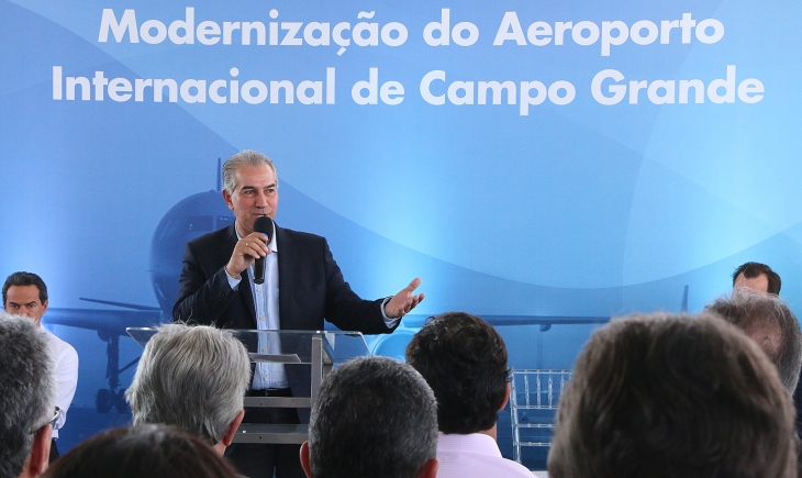 Reforma do aeroporto de Campo Grande impulsiona mercado da aviação em MS, avalia governador