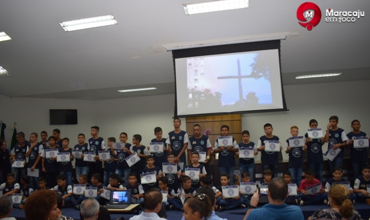 Polícia Militar de Maracaju realiza Formatura dos Alunos do Projeto Bom de Bola, Bom na Escola. Saiba mais