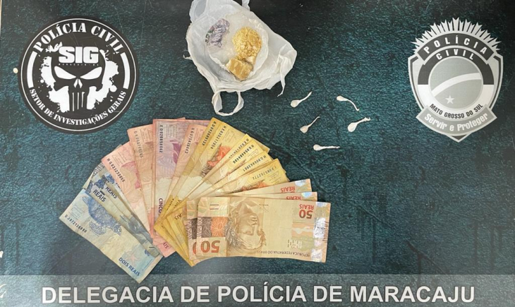 Polícia Civil prende em flagrante casal por tráfico de drogas em Maracaju