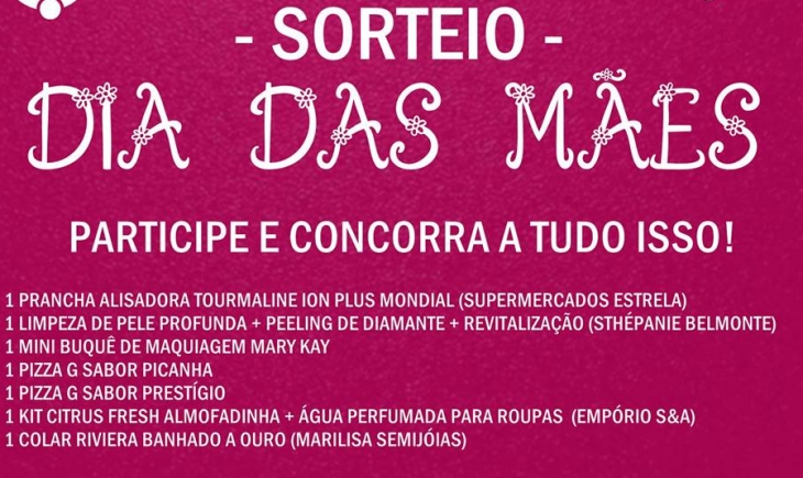 Maracaju em Foco sorteia mais de 600 reais em prêmios na Promoção do ‘Dia das Mães’. Clique e saiba como participar.