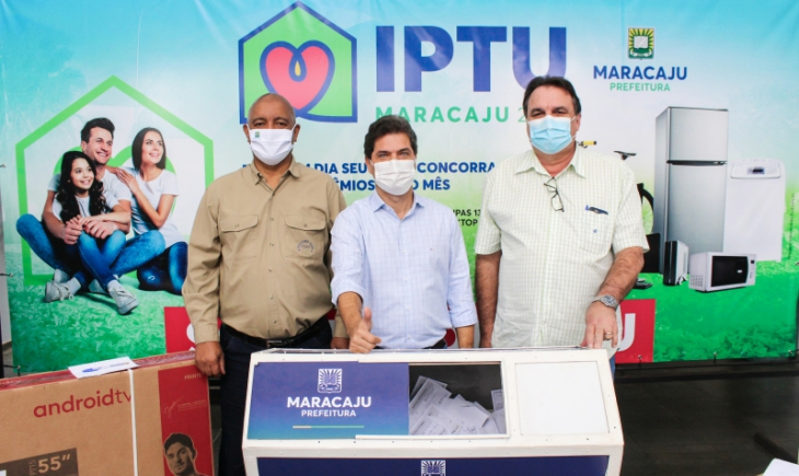 Prefeitura de Maracaju realiza sorteio do IPTU 2021 dos meses de Março, Abril e Maio. Confira os ganhadores.