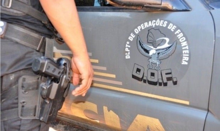 Foragido da justiça por tráfico, associação criminosa e porte ilegal de arma fogo é preso pelo DOF em Maracaju.
