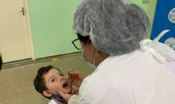 Dia D de Campanha de Vacinação atendeu 69 crianças em Maracaju.