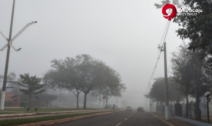 Quinta-Feira amanhece com forte nevoeiro e previsão é de temperatura máxima de 29 graus em Maracaju.