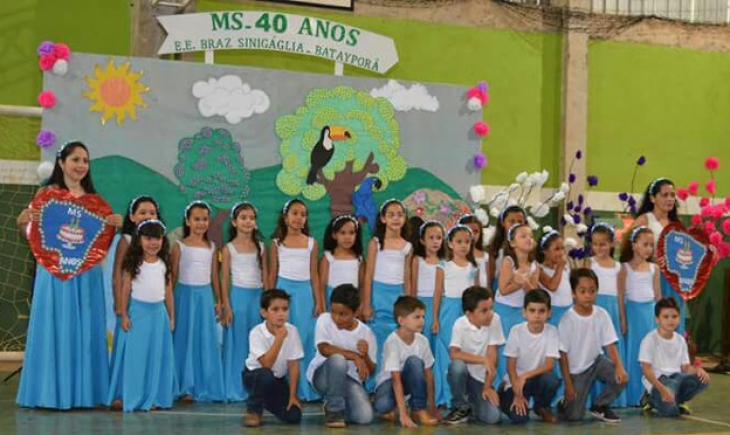 Com muita criatividade, escolas estaduais comemoram os 40 anos de Mato Grosso do Sul