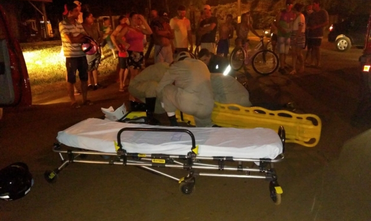 Maracaju: Após chocar-se com caminhonete, motociclista se fere e é atendido pelo do Corpo de Bombeiros. Saiba mais