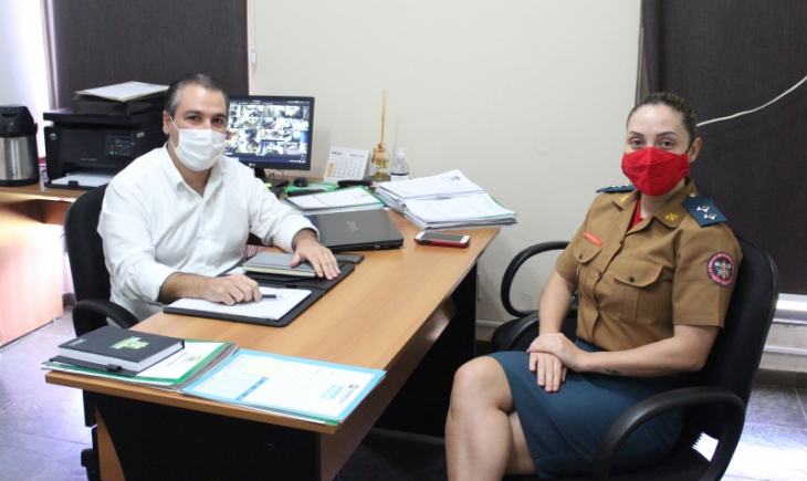 Secretaria Municipal de Saúde e Corpo de Bombeiros fazem parceria para atender a população