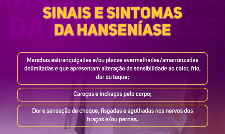 Janeiro Roxo: Prefeitura de Maracaju adere a campanha de combate e prevenção a hanseníase