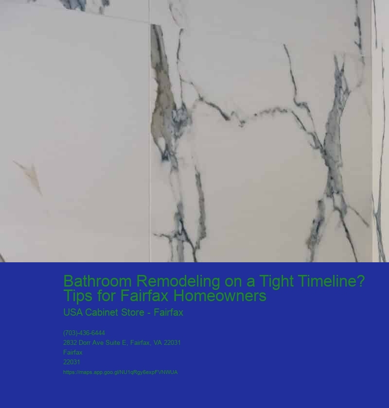 Bathroom Remodeling on a Tight Timeline? Tips for Fairfax Homeowners