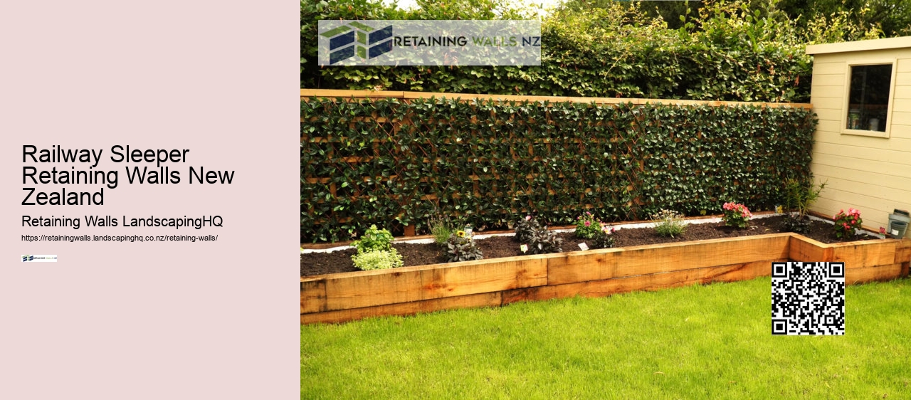 Railway Sleeper Retaining Walls New Zealand