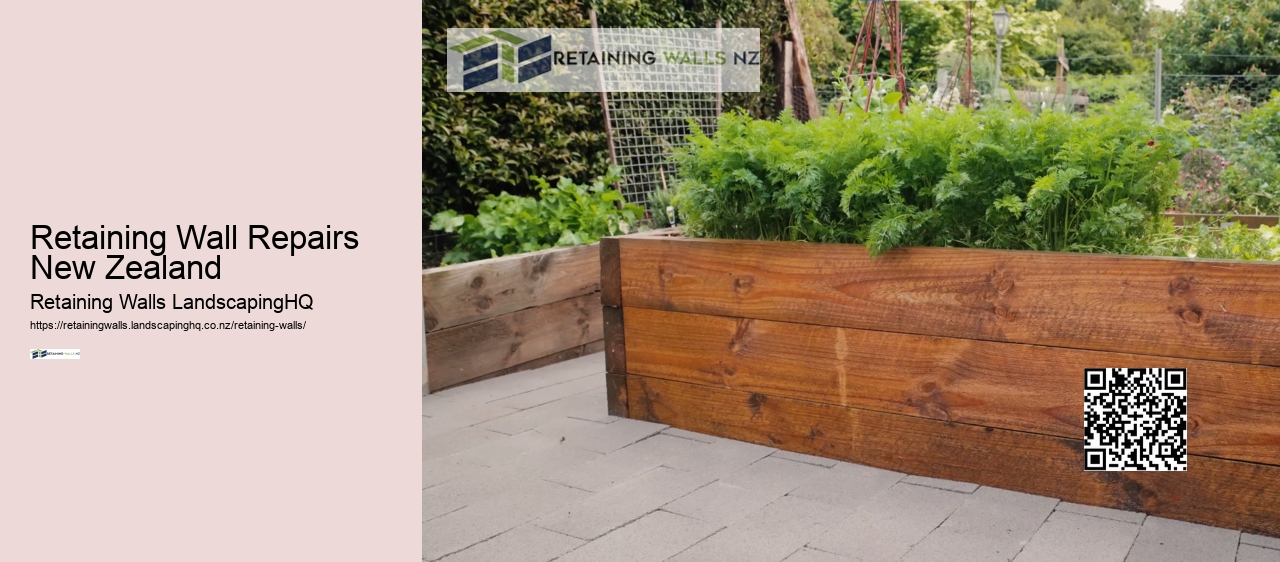 Concrete Block Wall Garden