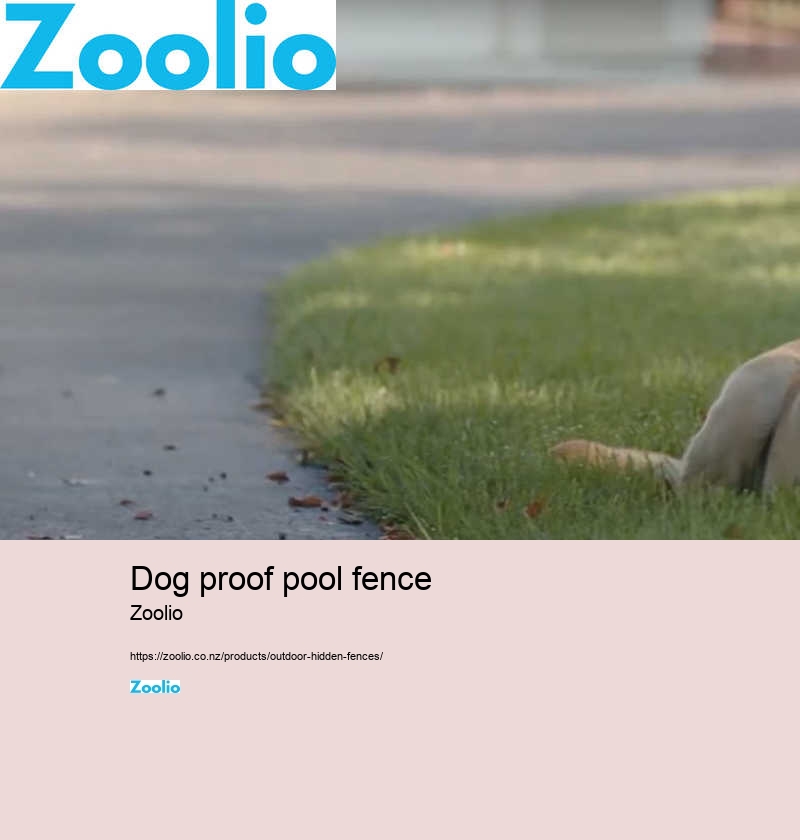 dog proof pool fence