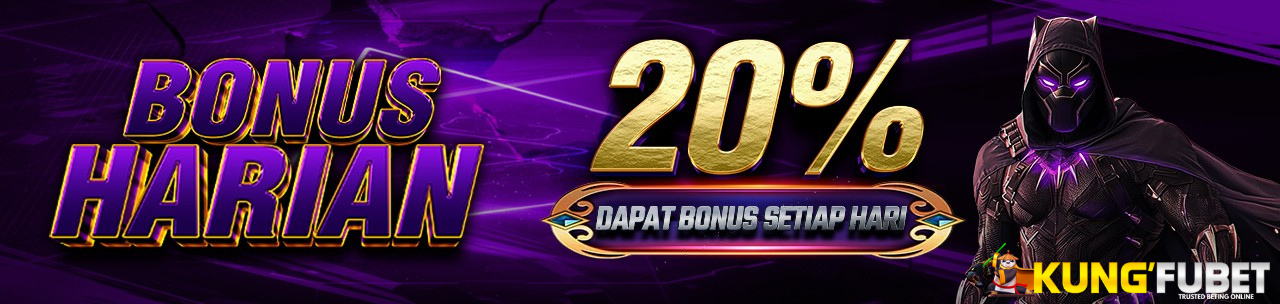 BONUS HARIAN 20%