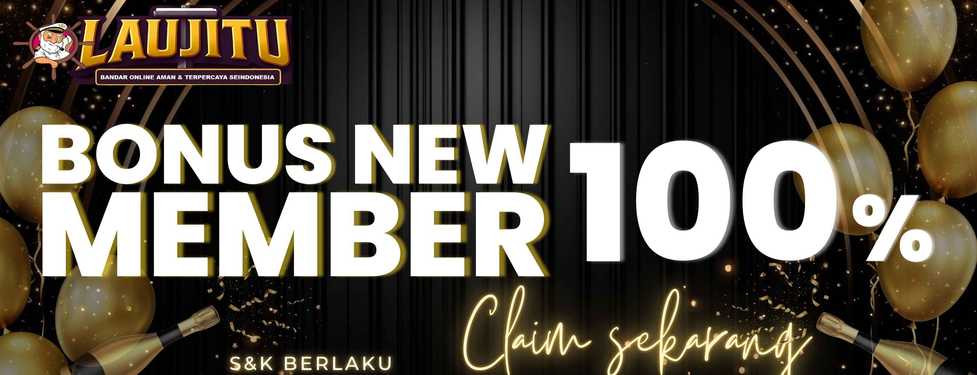 BONUS NEW MEMBER 100%