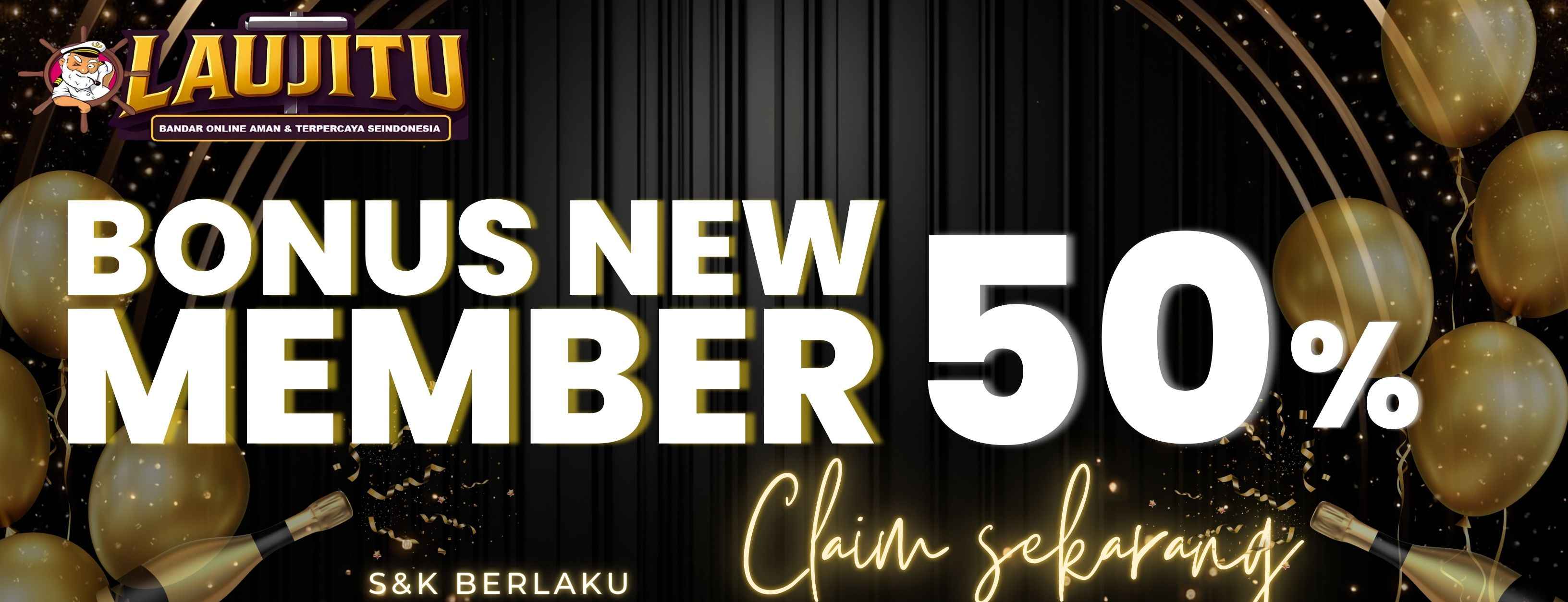 BONUS NEW MEMBER 50%