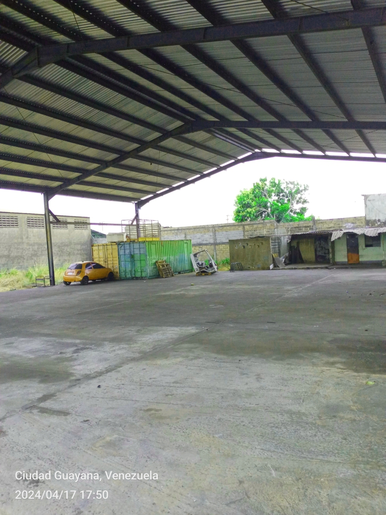 POTENCIA TU NEGOCIO CON ESTE GALPON EN ALQUILER UBICADO EN LA ZONA INDUSTRIAL LOS PINOS PUERTO ORDAZ CIUDAD GUAYANA EDO BOLIVAR VENEZUELA