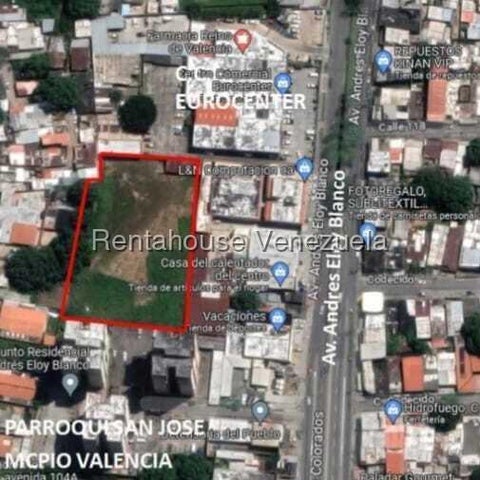 Terreno en venta ubicado en agua Blanca Valencia Carabobo codigo 26-21576 ELOISA MEJIA