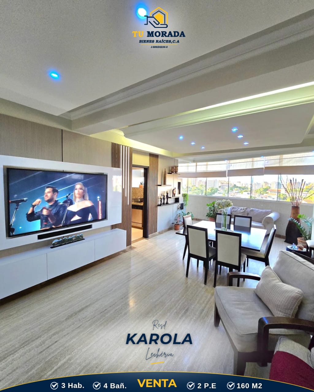 VENDO HERMOSO APTO EN C.R KAROLA LECHERIA AMO