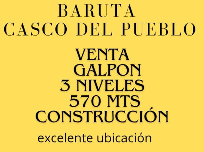 Se vende galpón industrial en Baruta
