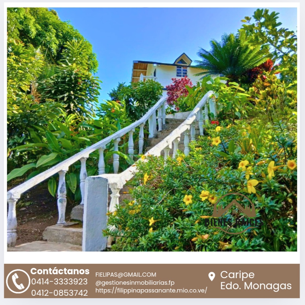 Se vende en Caripe, casa tipo chalet 