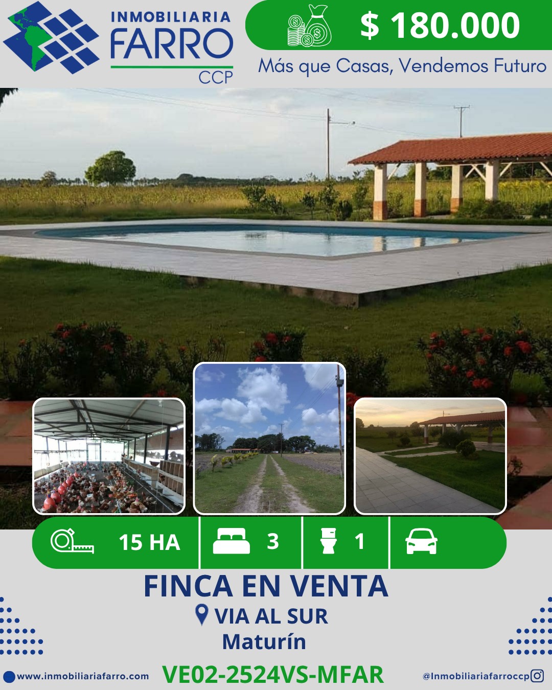 INMOBILIARIA FARRO VENDE FINCA VIA EL SUR 