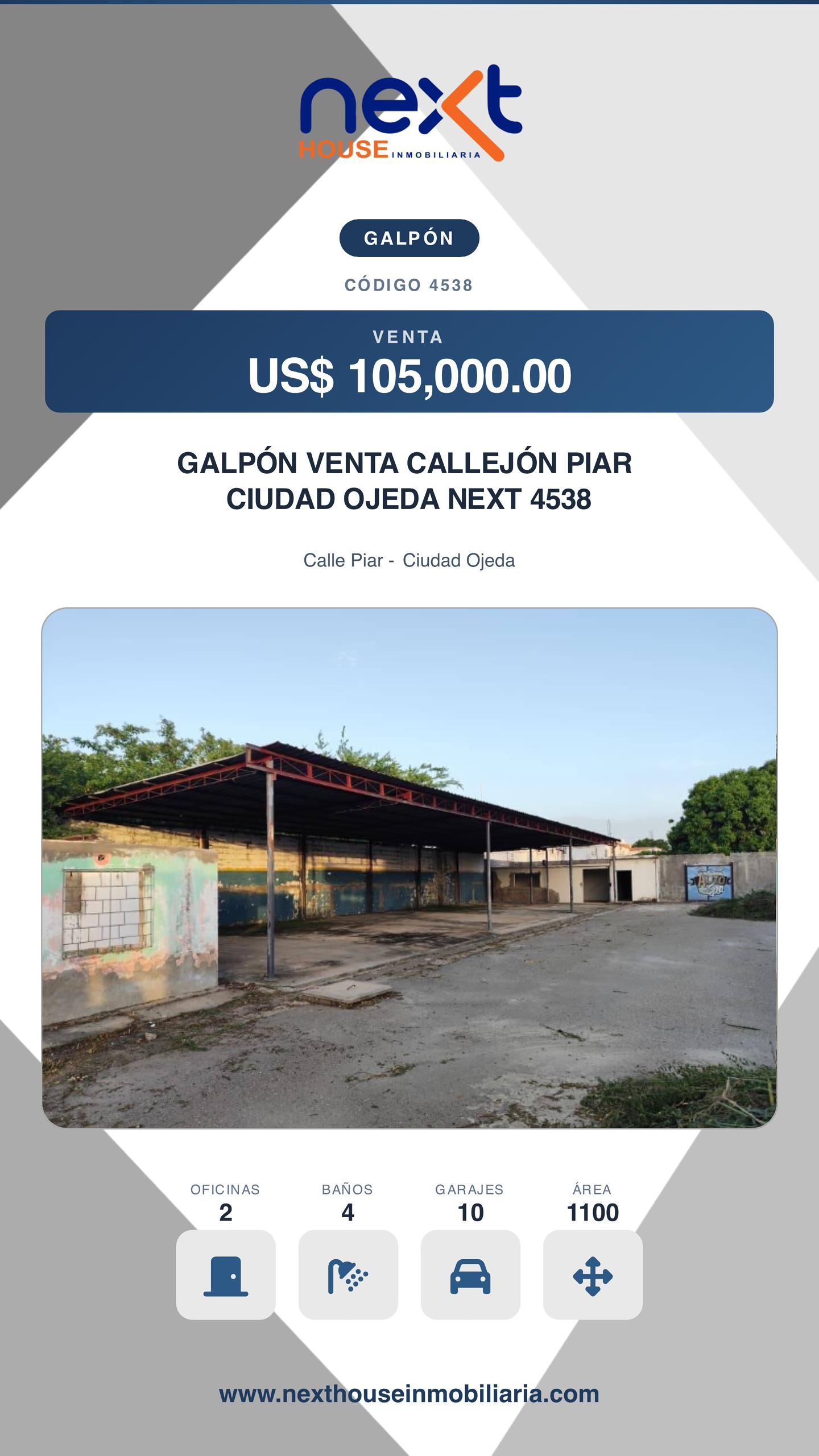 Galpón en venta NEXT 4538