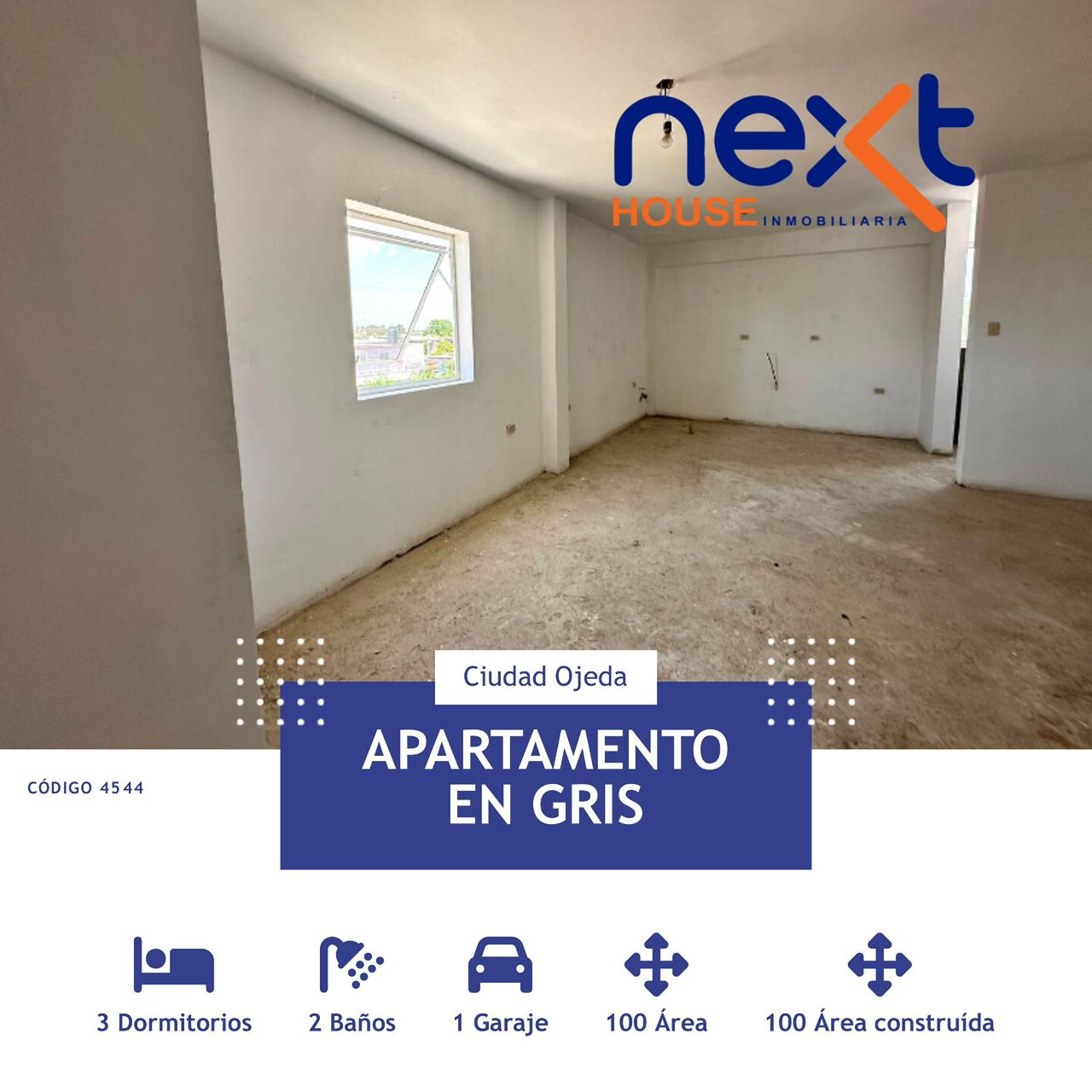Apartamento en gris en venta NEXT 4544