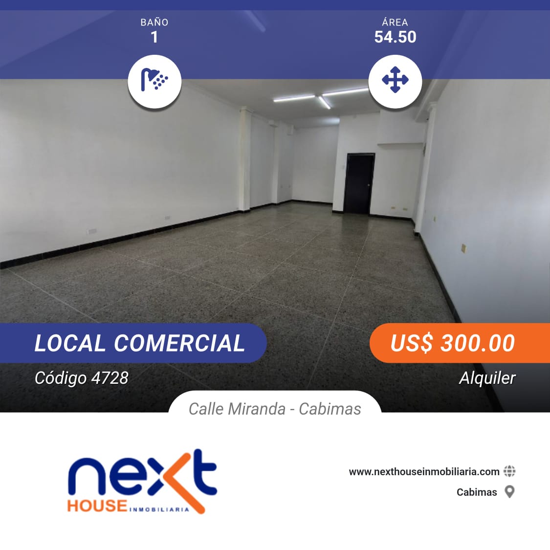 Local comercial en alquiler NEXT 4728