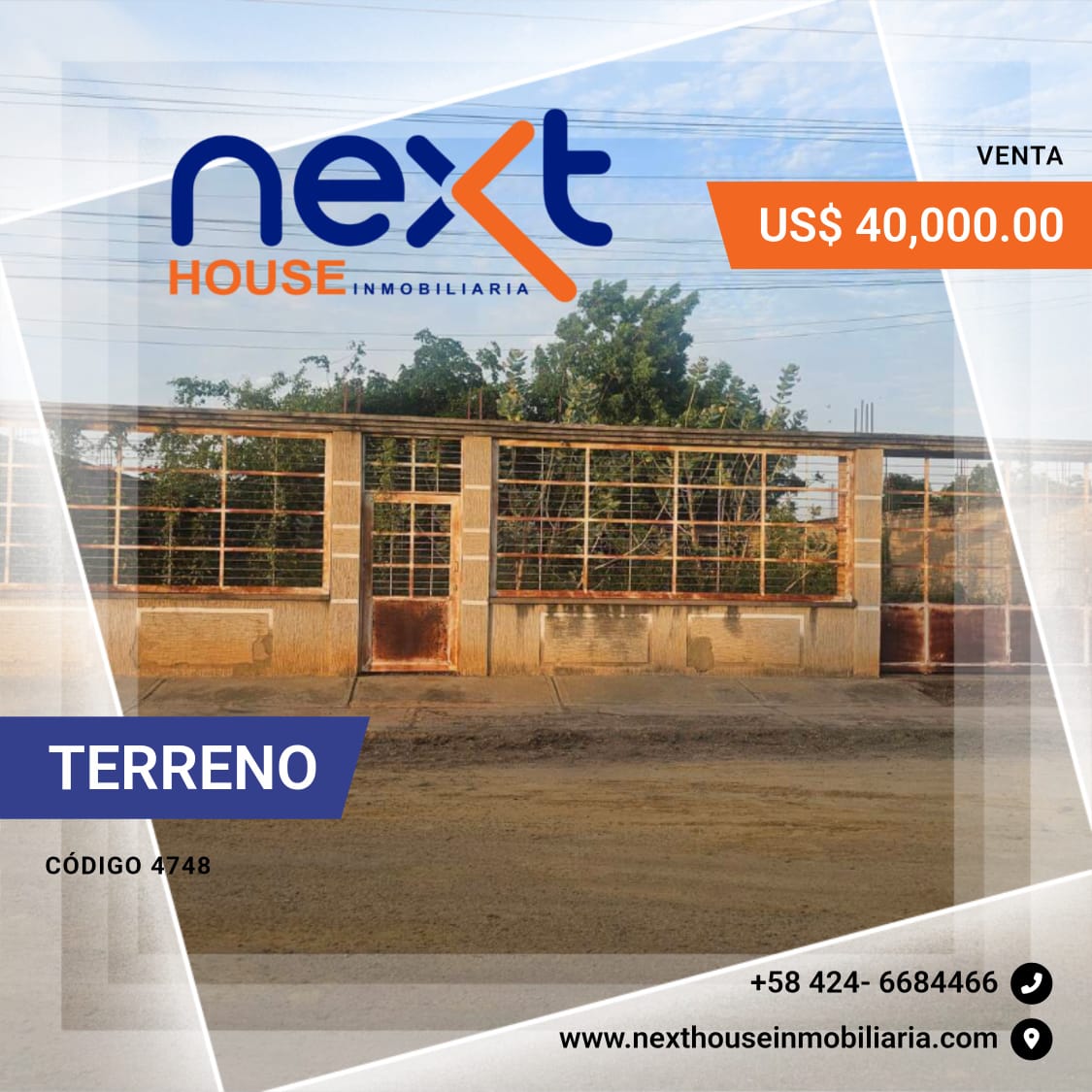 Terreno en venta NEXT 4748