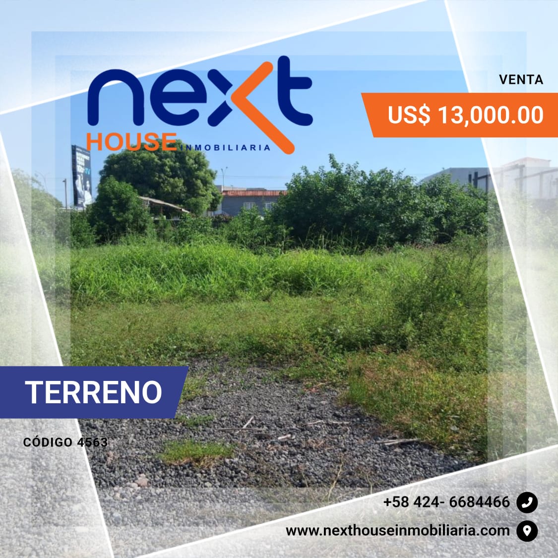 Terreno en venta NEXT 4563