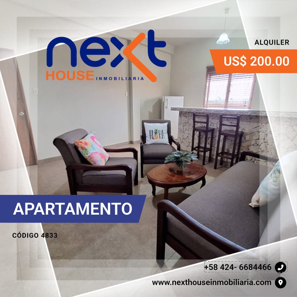 Apartamento en alquiler NEXT 4833