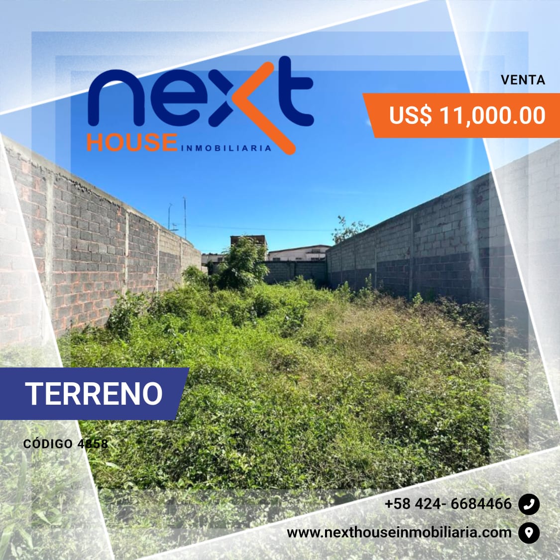 Terreno en venta NEXT 4858