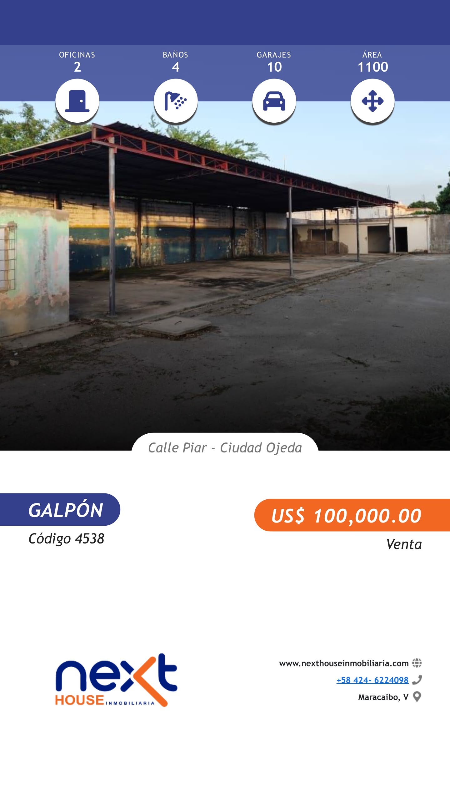 Galpón en venta NEXT 4538
