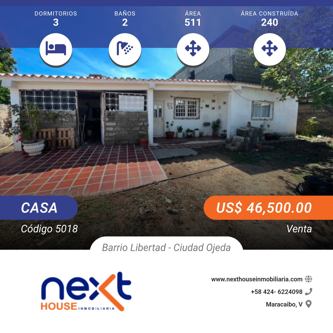Casa en venta NEXT 5018