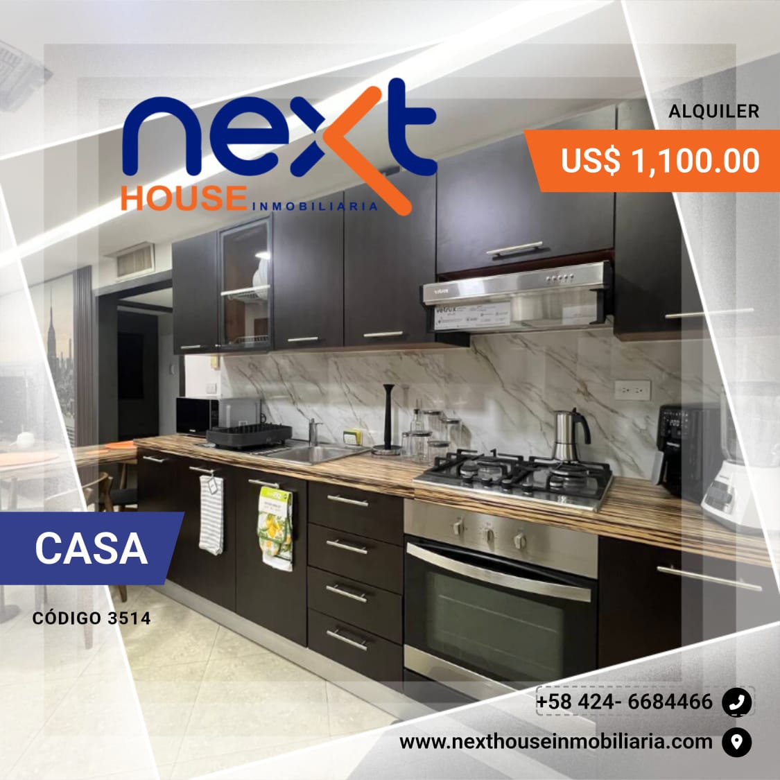 Casa en alquiler NEXT 3514