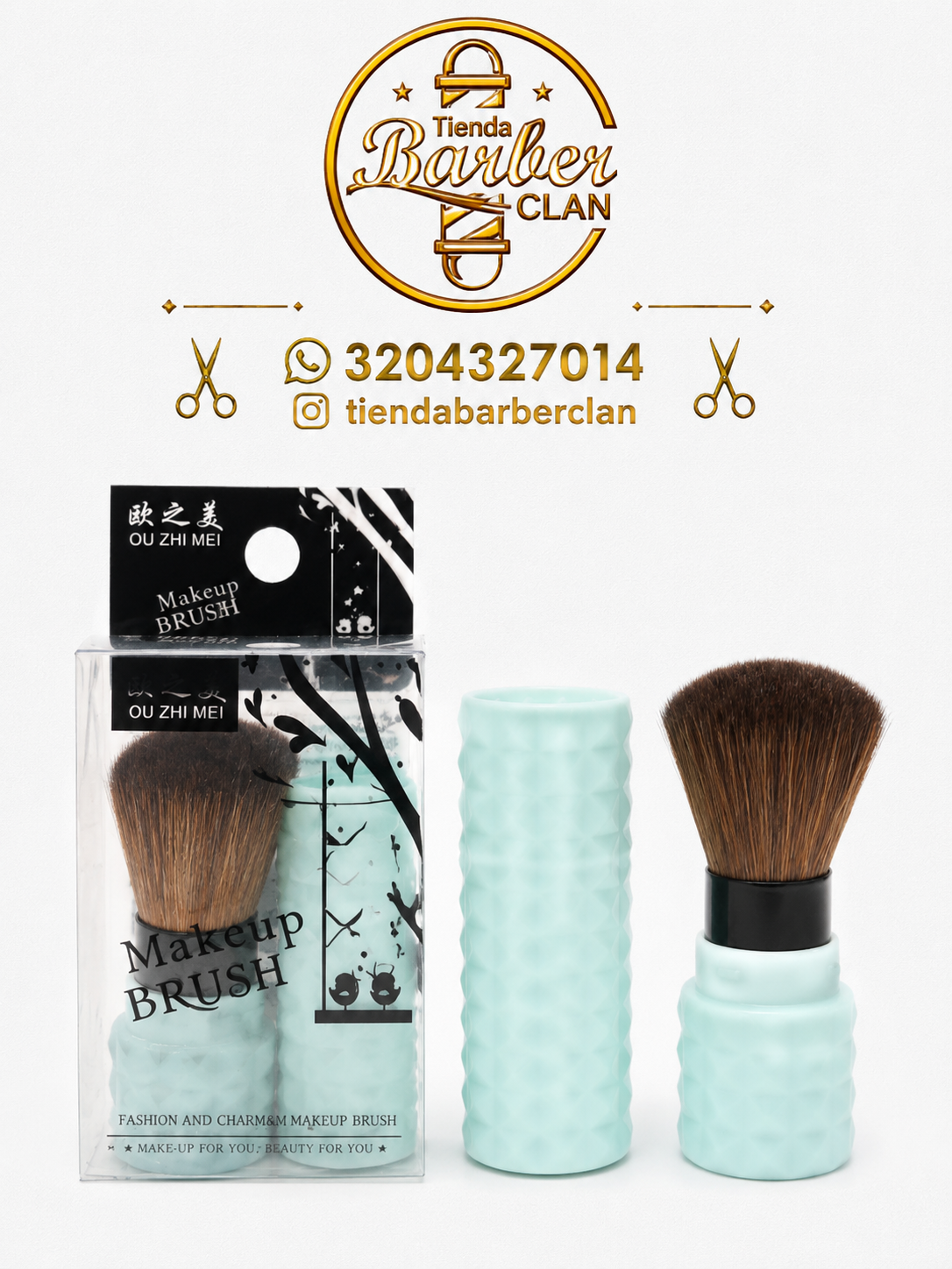 BROCHA BRUSH MAKEAP BRUSH MAQUILLAJE 231034 - Tienda Barber Clan