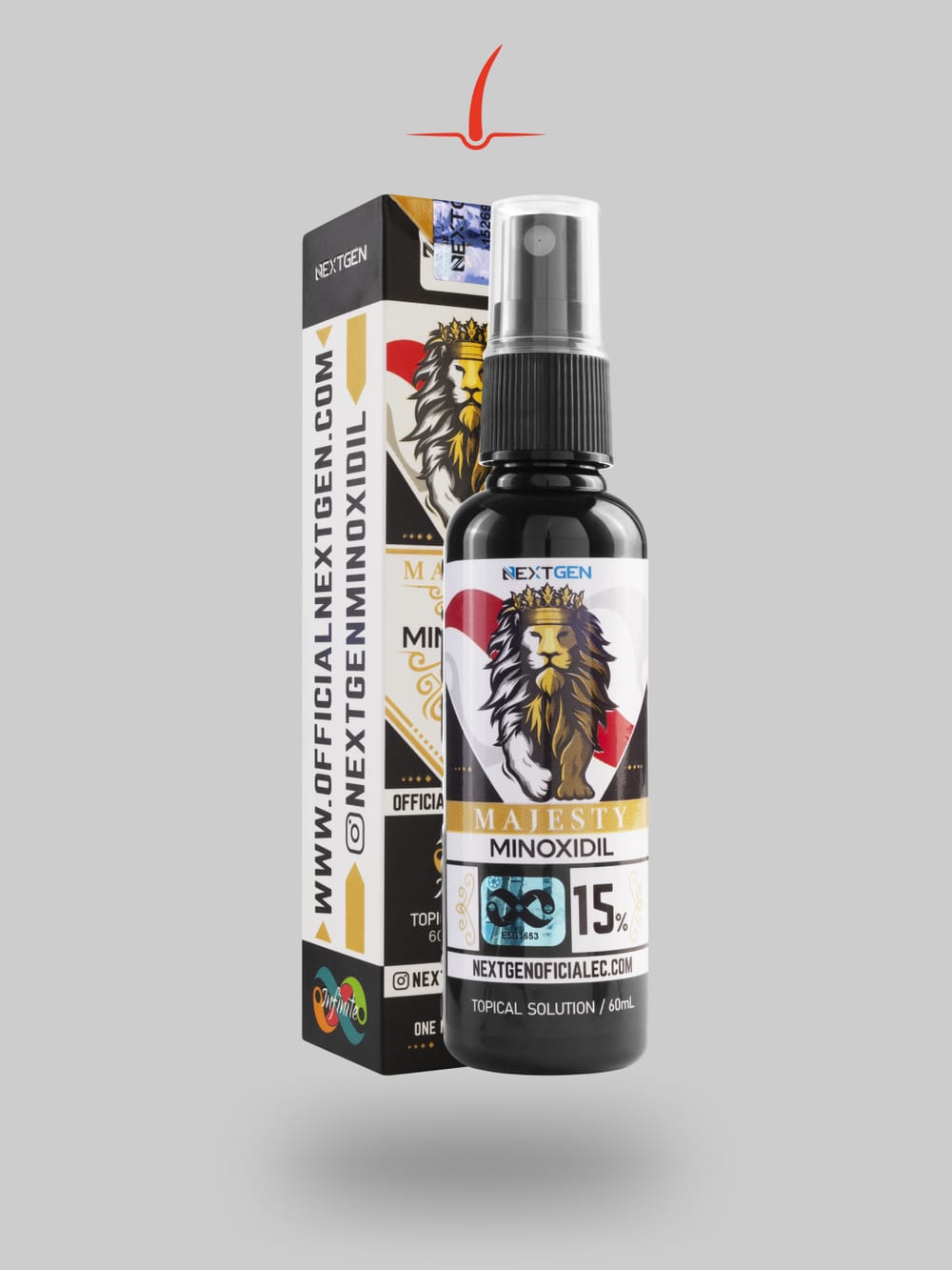 MINOXIDIL NEXTGEN 15% + BIOTINA NEXTGEN MINOXIDIL ,CRECIMIENTO 838246136 - Tienda Barber Clan